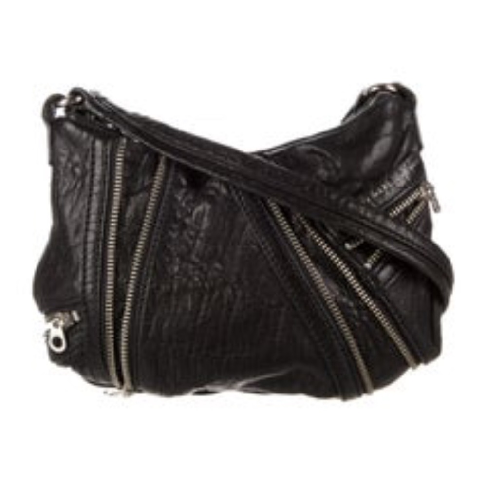 MARC JACOBS Leather Zipper Crossbody Bag